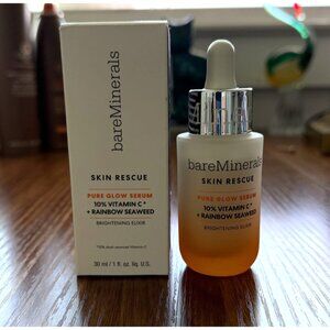 BareMinerals Skin Rescue Pure Glow Serum with 10% Vitamin C + Rainbow Seaweed